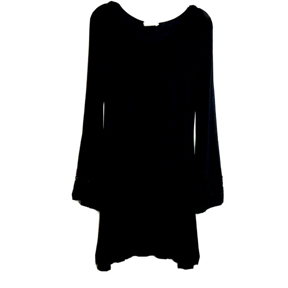 Altar'd State Dresses & Skirts - Altar'd State Womens Dress Large Black Sheath Crochet Trim
